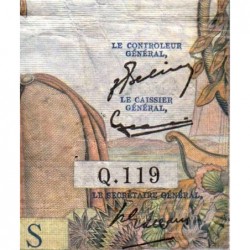 F 48-08 - 02/01/1953 - 5000 francs - Terre et Mer - Série Q.119 - Etat : B+