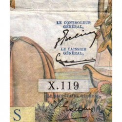 F 48-08 - 02/01/1953 - 5000 francs - Terre et Mer - Série X.119 - Etat : TB