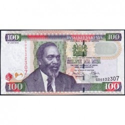 Kenya - Pick 48e - 100 shillings - Série GD - 16/07/2010 - Etat : .NEUF
