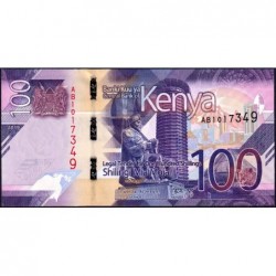 Kenya - Pick 53a - 100 shillings - Série AB - 2019 - Etat : NEUF