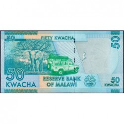Malawi - Pick 58a - 50 kwacha - Série AG - 01/01/2012 - Etat : NEUF