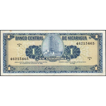 Nicaragua - Pick 115a - 1 córdoba - Série B - 25/05/1968 - Etat : TTB