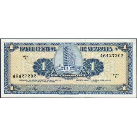 Nicaragua - Pick 115a - 1 córdoba - Série B - 25/05/1968 - Etat : NEUF