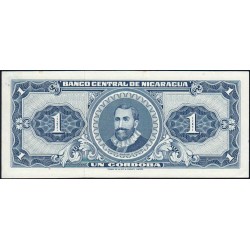 Nicaragua - Pick 115a - 1 córdoba - Série B - 25/05/1968 - Etat : SUP