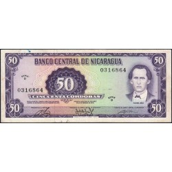 Nicaragua - Pick 130a_1 -  50 córdobas - Série D - 20/02/1978 - Etat : TTB