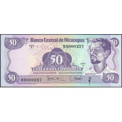 Nicaragua - Pick 136 -  50 córdobas - Série E - 16/08/1979 - Etat : NEUF