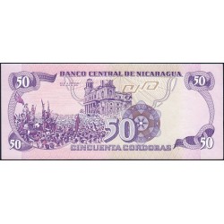Nicaragua - Pick 136 -  50 córdobas - Série E - 16/08/1979 - Etat : NEUF