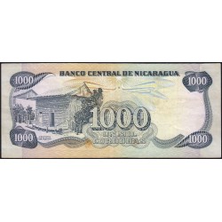 Nicaragua - Pick 145a -  1'000 córdobas - Série G - 11/06/1985 - Etat : TTB+