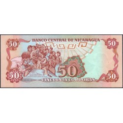 Nicaragua - Pick 153a -  50 córdobas - Série FD - 1985 - Etat : NEUF