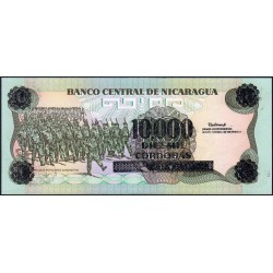 Nicaragua - Pick 158a - 10'000 córdobas - Série FA - 1985 (1989) - Etat : NEUF