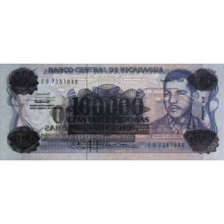 Nicaragua - Pick 159a - 100'000 córdobas - Série FD - 1985 (1989) - Etat : NEUF