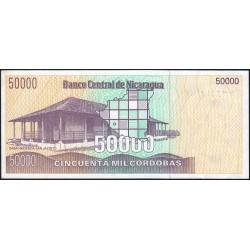 Nicaragua - Pick 161a - 50'000 córdobas - Série FA - 1989 - Etat : SUP+