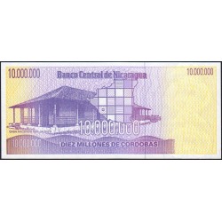 Nicaragua - Pick 166a - 10'000'000 córdobas - Série FB - 1985 (1990) - Etat : NEUF