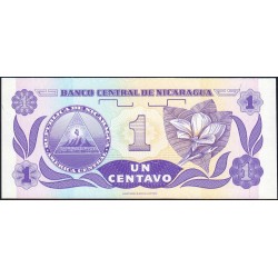 Nicaragua - Pick 167 - 1 centavo de córdoba - Série A/A - 1990 - Etat : NEUF