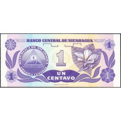 Nicaragua - Pick 167 - 1 centavo de córdoba - Série A/E - 1990 - Etat : NEUF