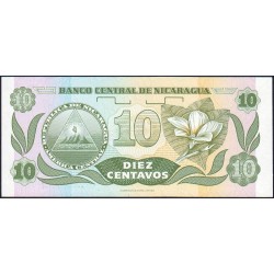 Nicaragua - Pick 169a_1 - 10 centavos de córdoba - Série A/A - 1990 - Etat : NEUF