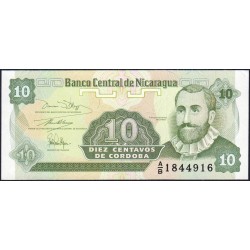 Nicaragua - Pick 169a_1 - 10 centavos de córdoba - Série A/B - 1990 - Etat : NEUF