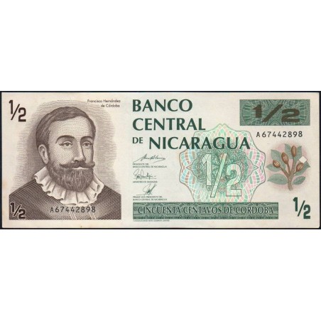 Nicaragua - Pick 172 - 50 centavos de córdoba - Série A - 1992 - Etat : SPL