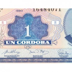 Nicaragua - Pick 173_1 - 1 córdoba - Série A - 1990 - Etat : NEUF