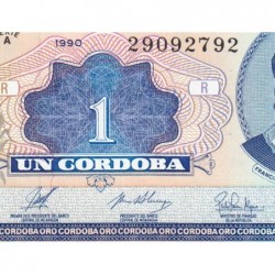 Nicaragua - Pick 173_2 - 1 córdoba - Série A - 1990 (1991) - Etat : NEUF