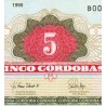 Nicaragua - Pick 180 - 5 córdobas - Série B - 1995 - Etat : NEUF