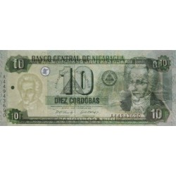 Nicaragua - Pick 191 - 10 córdobas - Série A - 10/04/2002 - Etat : NEUF