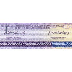 Nicaragua - Pick 193 - 50 córdobas - Série A - 10/04/2002 - Etat : NEUF