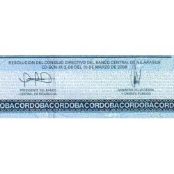 Nicaragua - Pick 199 - 100 córdobas - Série B - 10/03/2006 - Etat : pr.NEUF