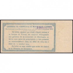 Montluçon-Gannat - Pirot 84-10 - 50 centimes - Série A - 1914 - Etat : SUP