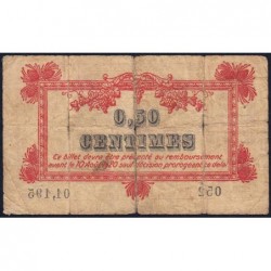 Montpellier - Pirot 85-6 - 50 centimes - Série 052 - 09/08/1915 - Etat : B