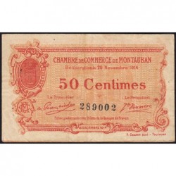 Montauban - Pirot 83-1 - 50 centimes - 1914 - Etat : TB