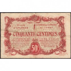 Orléans - Pirot 95-8 - 50 centimes - 1916 - Etat : TB+