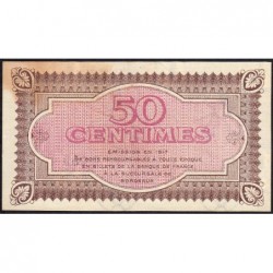 Bordeaux - Pirot 30-11 - 50 centimes - Série 50 - 1917 - Etat : TTB