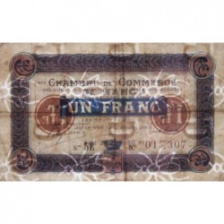 Nancy - Pirot 87-11 - 1 franc - Série 5E - 01/12/1916 - Etat : TB