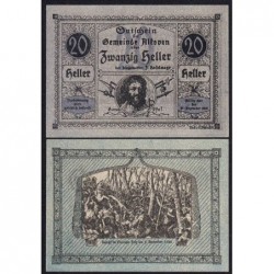 Autriche - Notgeld - Alkoven - 20 heller - Type II a - 1920 - Etat : pr.NEUF