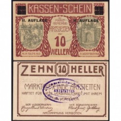 Autriche - Notgeld - Artstetten - 10 heller - Type c - 1920 - Etat : SPL