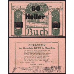 Autriche - Notgeld - Buch - 60 heller - Type III - 06/1920 - Etat : NEUF