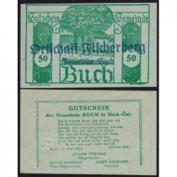 Autriche - Notgeld - Buch - 50 heller - Type X a - 06/1920 - Etat : SPL