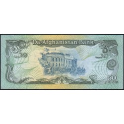 Afghanistan - Pick 57b - 50 afghanis - Série 47 - 1991 - Etat : NEUF