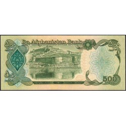 Afghanistan - Pick 60c - 500 afghanis - Série 26 - 1991 - Etat : NEUF