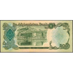 Afghanistan - Pick 60c - 500 afghanis - Série 26 - 1991 - Etat : NEUF