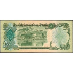 Afghanistan - Pick 60c - 500 afghanis - Série 26 - 1991 - Etat : SPL