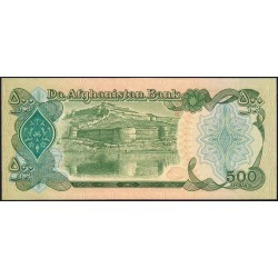 Afghanistan - Pick 60c - 500 afghanis - Série 51 - 1991 - Etat : NEUF