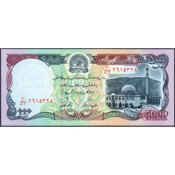 Afghanistan - Pick 62 - 5'000 afghanis - Série 40 - 1993 - Etat : NEUF