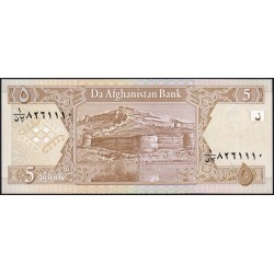 Afghanistan - Pick 66a - 5 afghanis - Série 1 - 2002 - Etat : NEUF