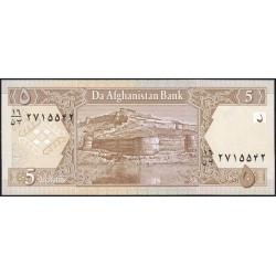 Afghanistan - Pick 66a - 5 afghanis - Série 16 - 2002 - Etat : NEUF