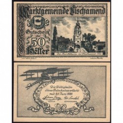 Autriche - Notgeld - Fischamend - 50 heller - Type I - 1920 - Etat : SPL