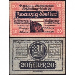 Autriche - Notgeld - Schärding - 20 heller - Type I a - 13/03/1920 - Etat : TTB
