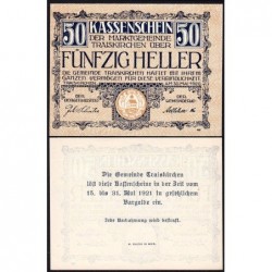 Autriche - Notgeld - Traiskirchen - 50 heller - Type I a - 30/05/1920 - Etat : NEUF