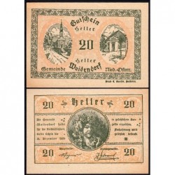 Autriche - Notgeld - Waidendorf - 20 heller - Type a - 1920 - Etat : pr.NEUF